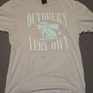 OVO October's Very Own World Tour Owl Graphic T-Shirt Pale Pink Medium